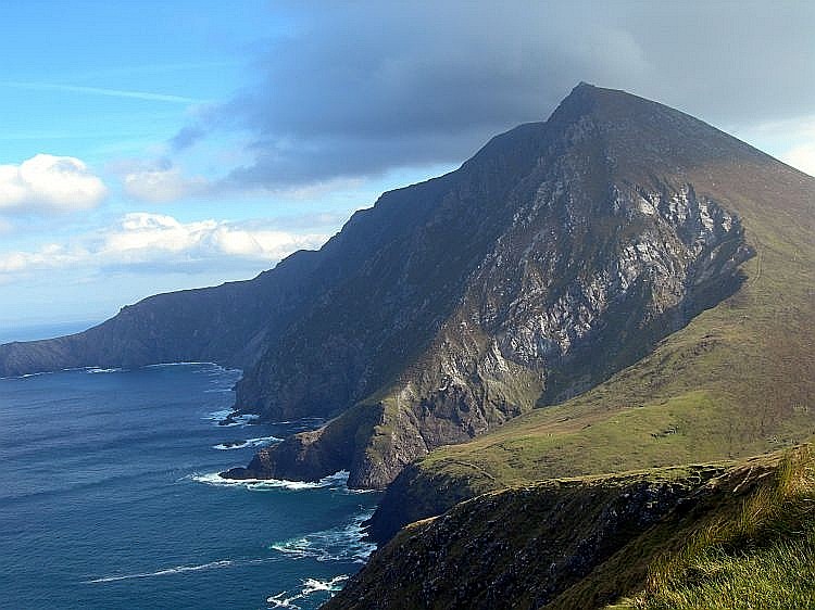 Croaghaun, Achill Island, Ireland, 668 m above Atlantic Ocean