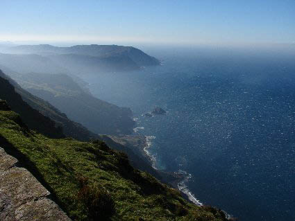 Vixía Herbeira, Northern Galicia, Spain, 621 m above Atlantic Ocean