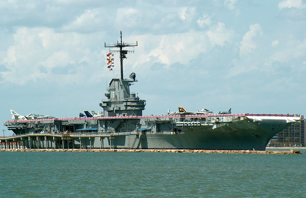 USS Lexington in Corpus Christi Texas