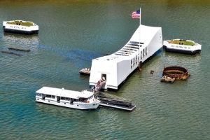 Pearl Harbor USS Arizona Memorial in Honolulu